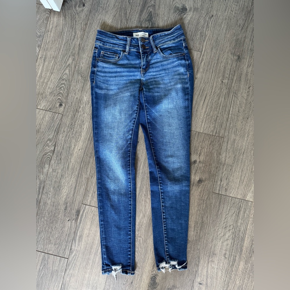 BKE Women's Dark Blue Skinny Jeans